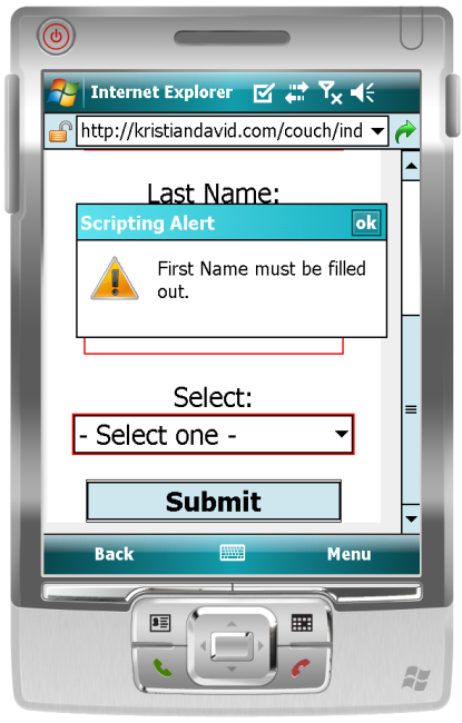 Windows Mobile 6 Validation